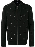 star stud hooded sweatshirt