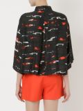 abstract print shirt