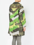 scale print panel coat 