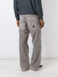 panelled denim trousers