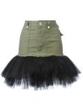 tulle hem skirt