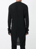 ribbed strap detail jersey
