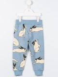 rabbit print track pants