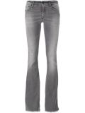 frayed hem bootcut jeans