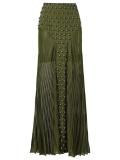 long knitted skirt