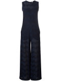 zig zag sleeveless jumpsuit 