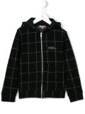 checked hoodie