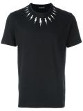 lightning print T-shirt
