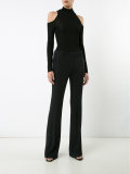 cut-out detail knitted top