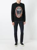 skull print sweatshirt 
