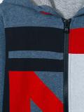logo print hoodie