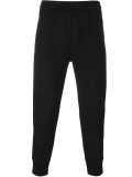 embroidered lightning bolt track pants