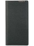 embossed contrast interior breast wallet