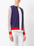geometric pattern cardigan