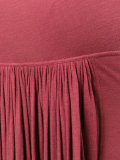 elongated back midi skirt
