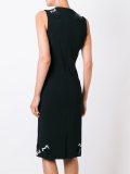 sequin embellished rose dress