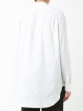 pleated plastron shirt 