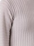 high neck ribbed jumper