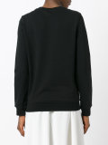 embroidered logo sweatshirt 