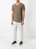 cropped tapered trousers