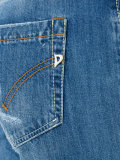 ripped trim jeans 