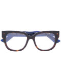 Web arm tortoiseshell glasses