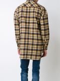 checked chest pockets shirt