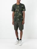 camouflage print T-shirt