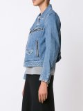 denim biker jacket