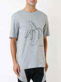 banana print T-shirt