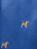 dog pattern tie