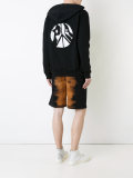 beaded back zipped hoody
