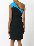 ruffled one-shoulder dress