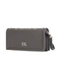 embellished perforated clutch