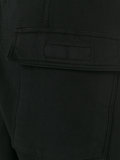 drop-crotch track pants