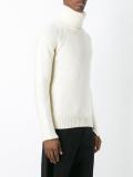 ribbed roll neck jumper