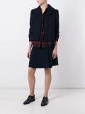 single breasted cropped jacket