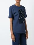 sequin embellished T-shirt