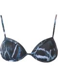 printed bikini top