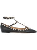 'Rockstud'平底鞋