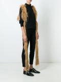 faux fur waistcoat