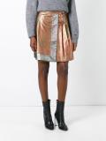 pleated front skirt