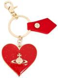 logo heart keyring