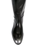 metallic effect boots