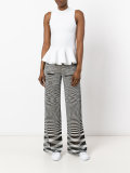 zig-zag pattern flares