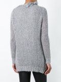 ruffled detail cardigan 