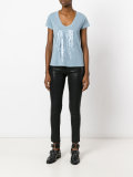 stylised skull print T-shirt  