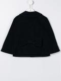 bow detail cape