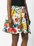 Gonna Geometrica Fiori skirt
