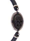 embossed skull bracelet